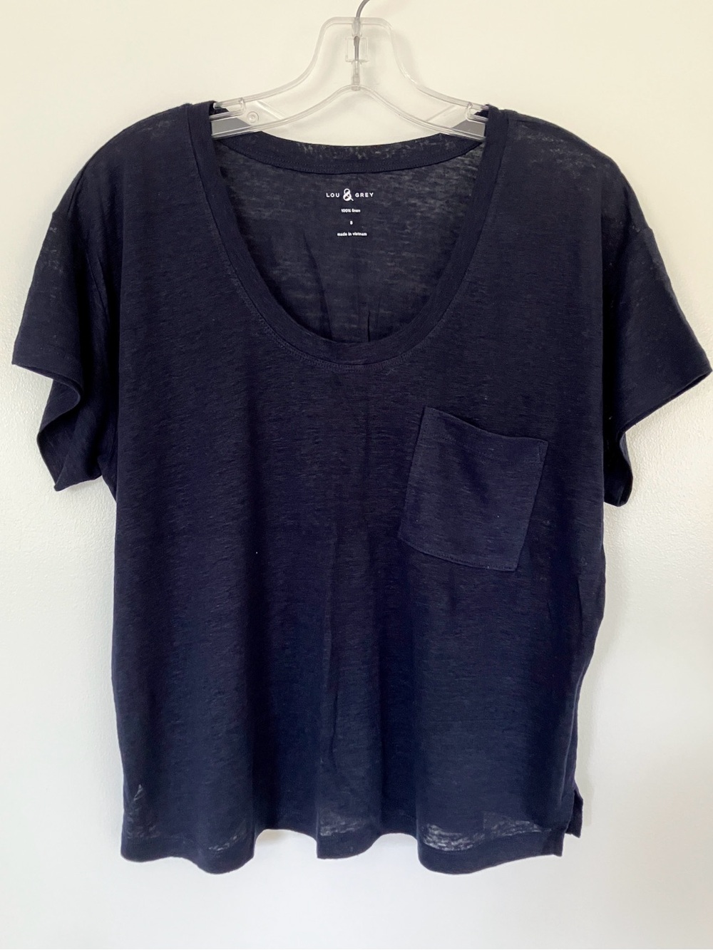 Lou & Grey Scoop-Neck Pocket Tee